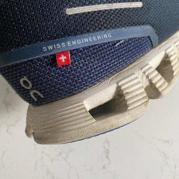 On Cloud 5 Ink Cobalt Blue Running Sneakers Men's Sz 12 79.98848 Fall Athleisure - Picture 11 of 14